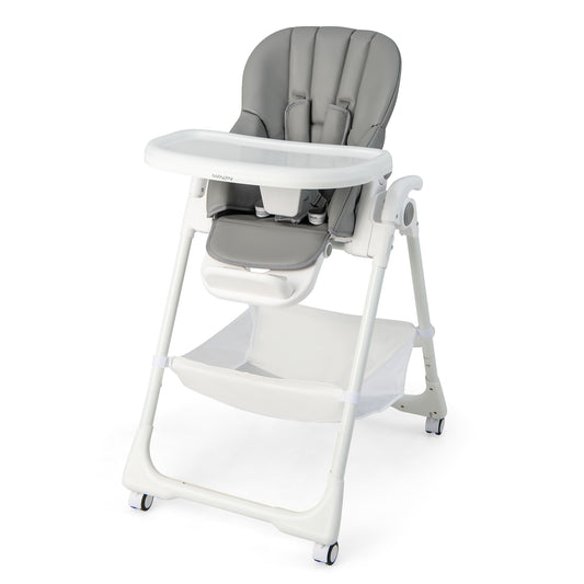 Infans Baby High Chair Convertible Infant Dining Chair Adjustable Height & Backrest