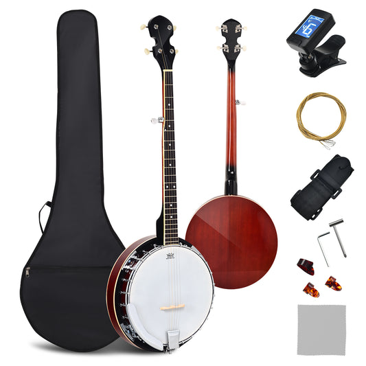 Infans 5-string Banjo, 39?¡À Full Size Banjo w/ 24 Bracket Remo Head