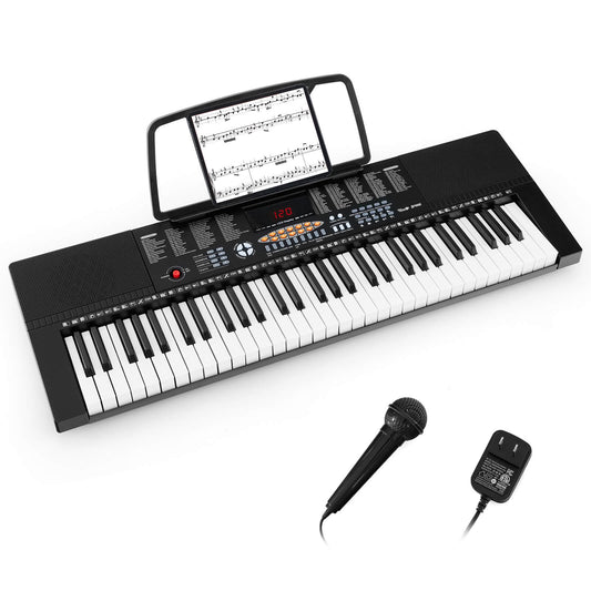 Infans 61-Key Electronic Keyboard Piano w/ 300 Rhythms 300 Timbres 50 Demo Songs