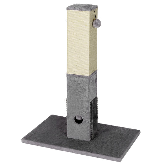 Infans 31 inch Tall Cat Scratching Post Claw Scratcher w/ Sisal Rope & 2 plush Ball