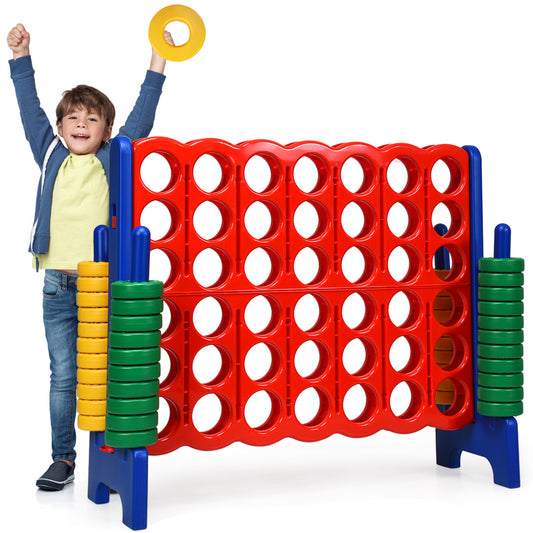 Infans Jumbo 4-to-Score 4 in A Row Giant Game Set Kids Adults Family Fun Indoor Outdoor