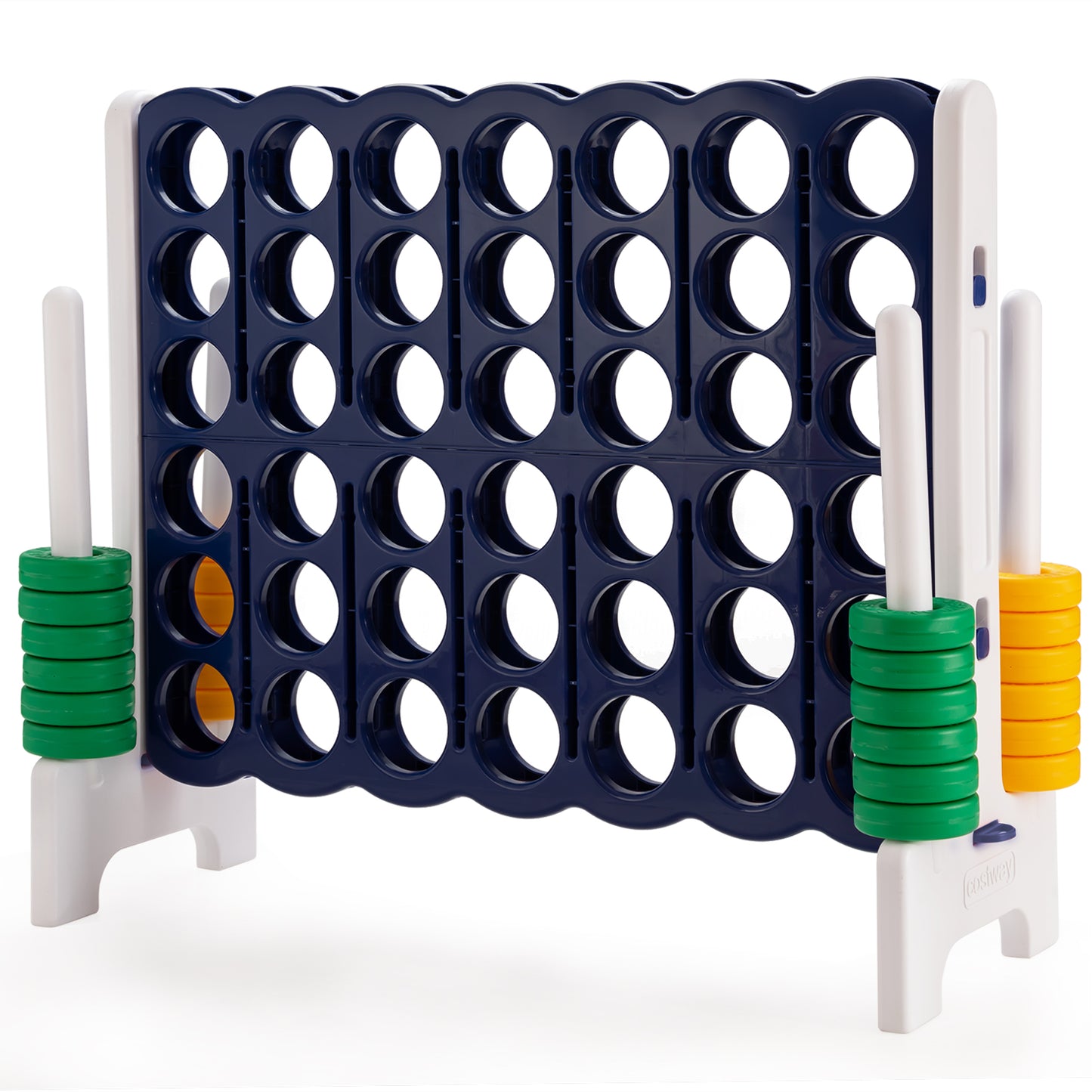 Infans Jumbo 4-to-Score 4 in A Row Giant Game Set Outdoor Indoor Kids Adults Family Fun