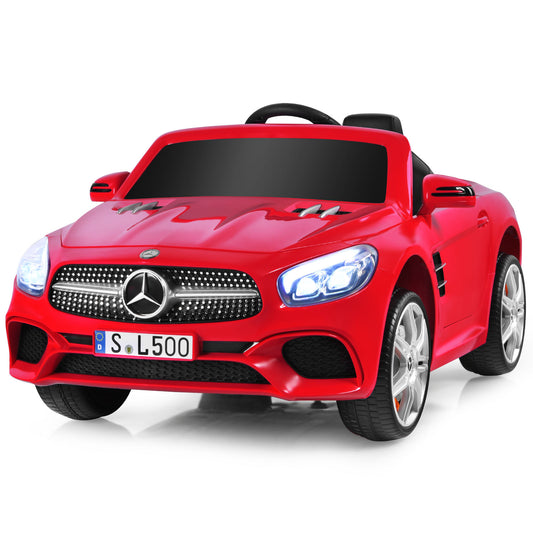 Infans 12V Kids Ride On Car Licensed Mercedes-Benz SL500 w/Remote Control & Music Red
