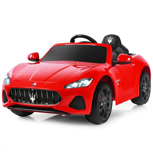 Infans 12V Kids Ride On Car Licensed Maserati GranCabrio w/Remote Control & Music Red
