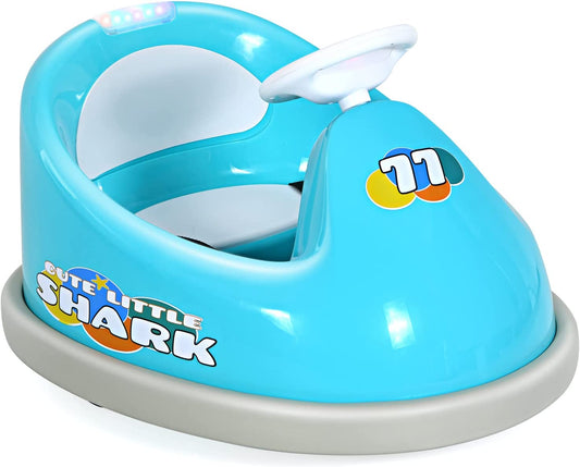 Infans Kids Ride On Car¡ê?6V Bumper Car Electric Vehicles with 2 Driving Modes Blue