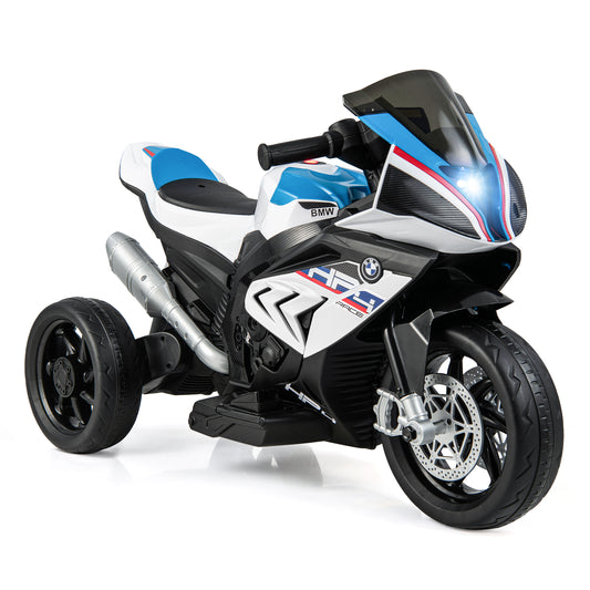 Infans 12V Kids Ride on Motorcycle Licensed BMW 3 Wheels Electric Toy w/ Light & Music