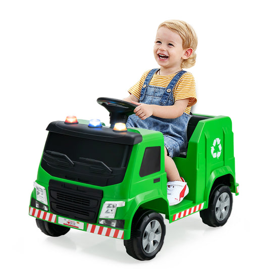 Infans 12V Recycling Garbage Truck Electric Ride On Toy Remote w/ Recycling?AccessoriesRed