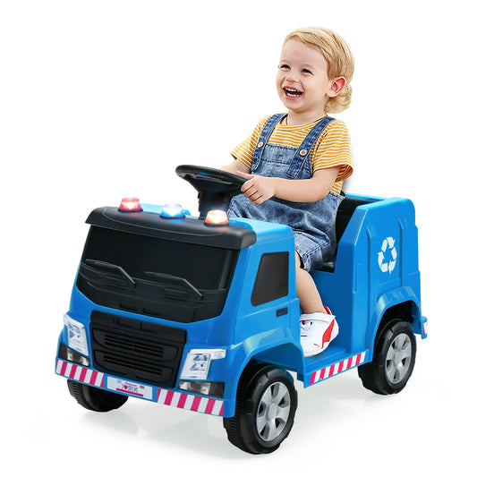 Infans 12V Recycling Garbage Truck Electric Ride On Toy Remote w/ Recycling?Accessories