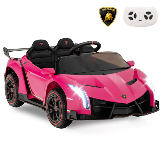 Infans Licensed Lamborghini 4WD Kids Ride-on Sports Car 12V Battery Powered 2.4G Remote