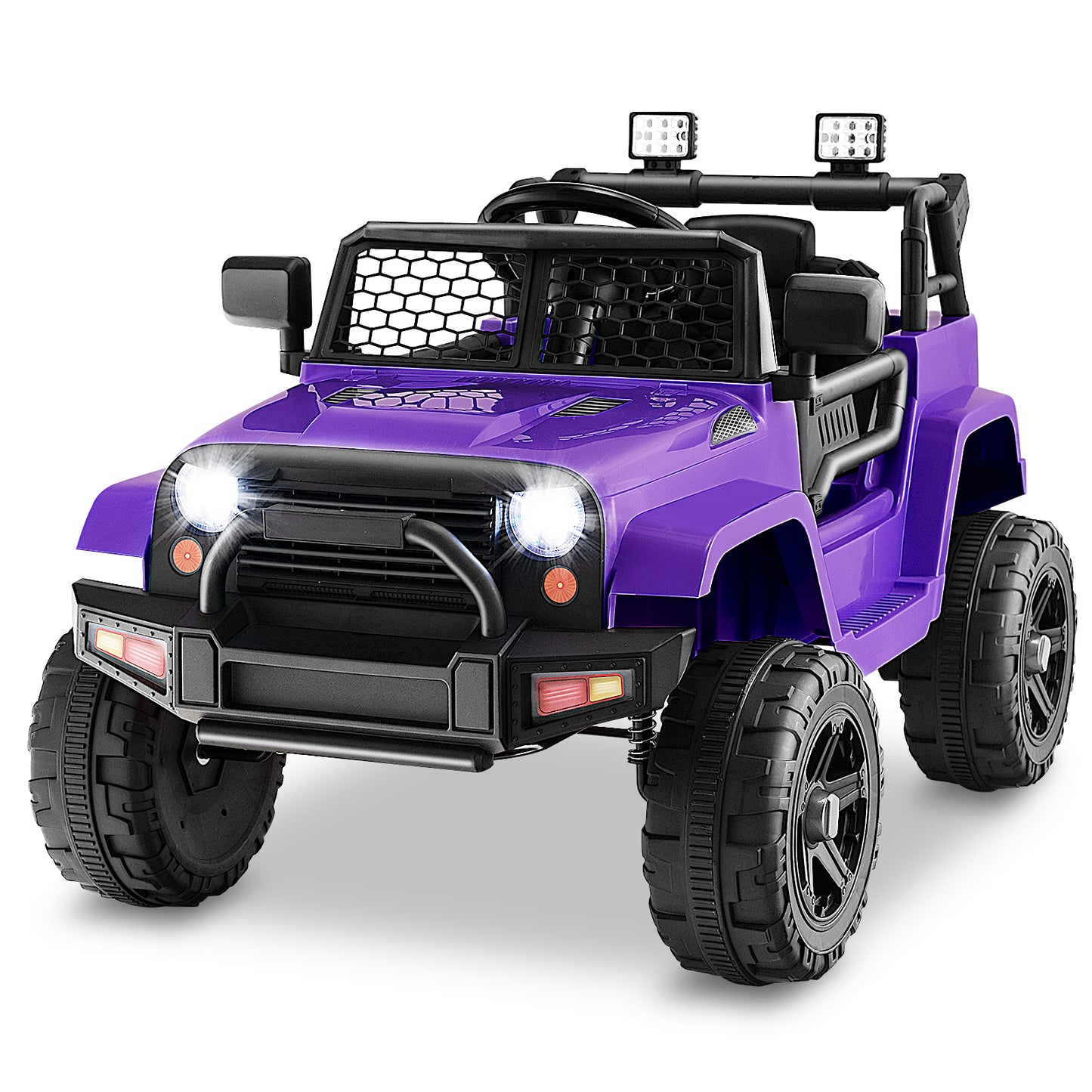Infans 12V Kids Ride On Truck Car Electric Vehicle Remote w/ Music & LightPurple