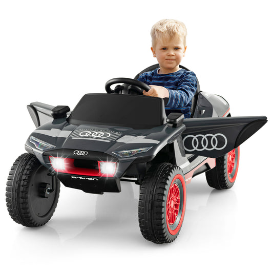 Infans 12V Licensed Audi Kids Ride On Car with 2.4G Parent Remote Control LED Lights