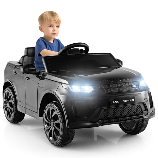 Infans 12V Kids Ride On Car Licensed Land Rover Electric Vehicle w/ Remote ControlBlack