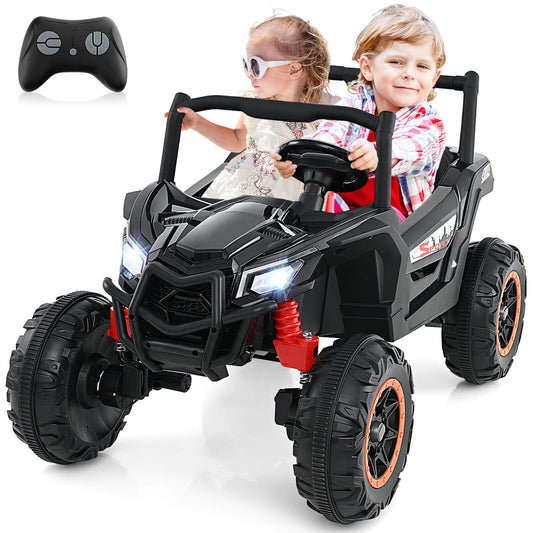 Infans 24V Kids Ride on UTV w/ 4 x 100W Powerful Engine Remote Control High/Low SpeedBlack
