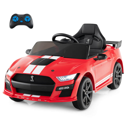 Infans 12V Licensed Ford Mustang Shelby GT500 Kids Ride on Car with Remote ControlRed