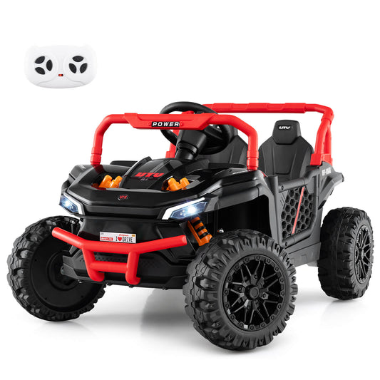Infans 12V Kids Ride on Truck w/Parental Remote 3 Speeds & Reverse Forward Function