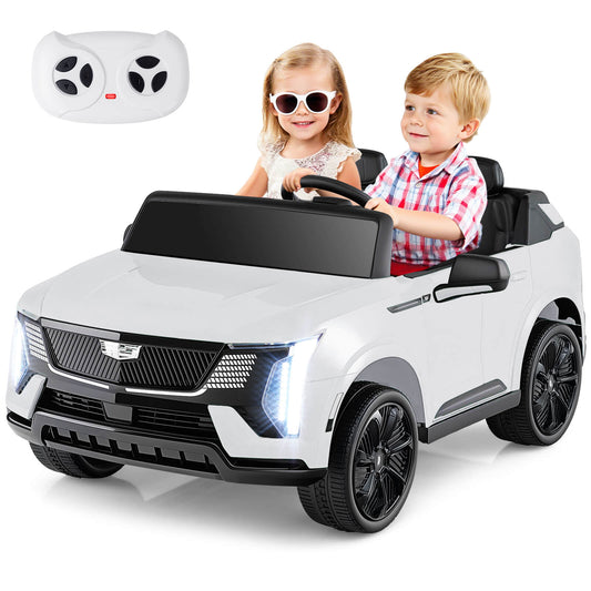 Infans 2 Seater Ride on Truck with Remote Control 3 Speeds LED Lights Horn Music StoryWhite