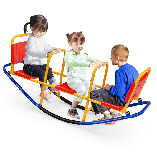 Infans Kids Teeter Totter Outdoor Teeter Totter Gift for Children Boys Girl