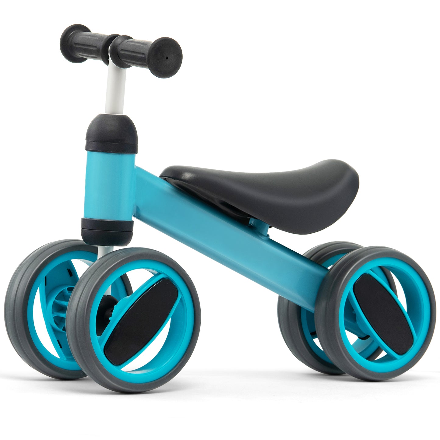 Infans Baby Balance Bike Toddler Riding Toys w/ 4 Wheels Blue
