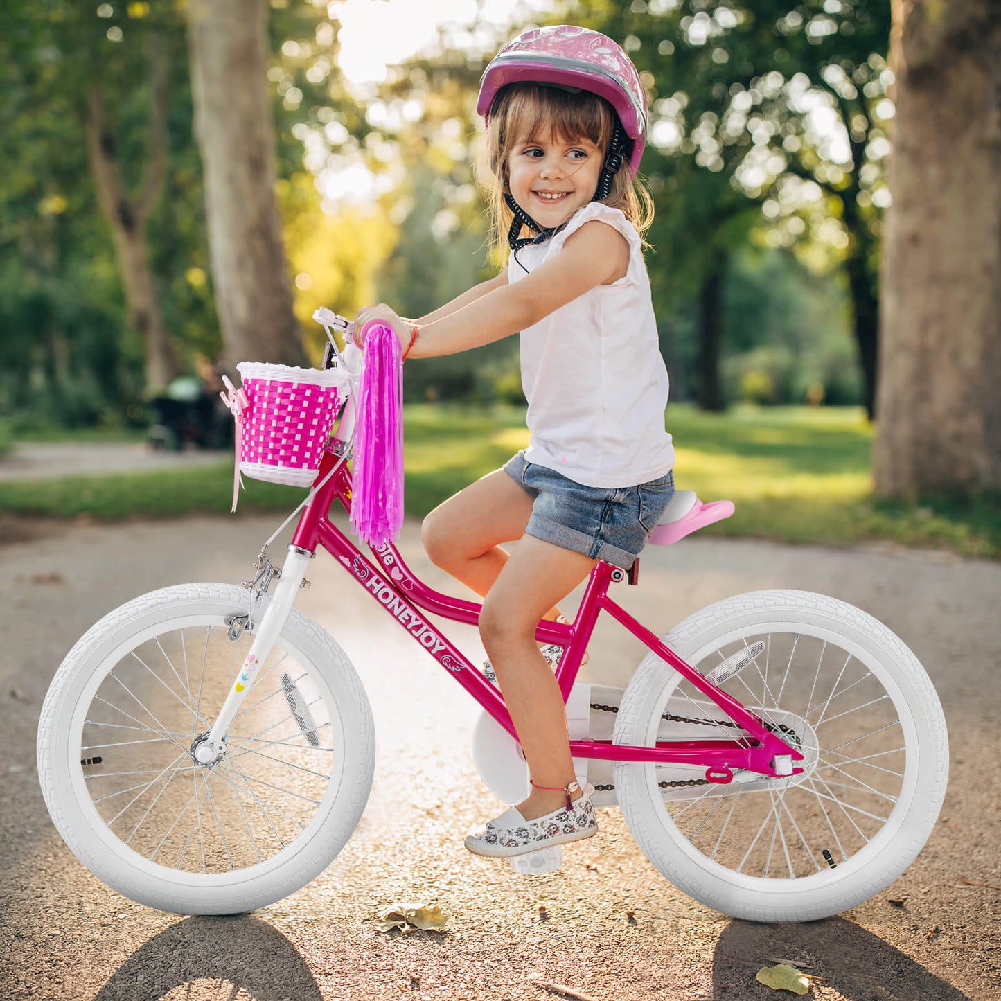 Infans Kids Bicycle 18 inch Toddler & Kids Bike w/Training Wheels for 6-8 Year Old Kids