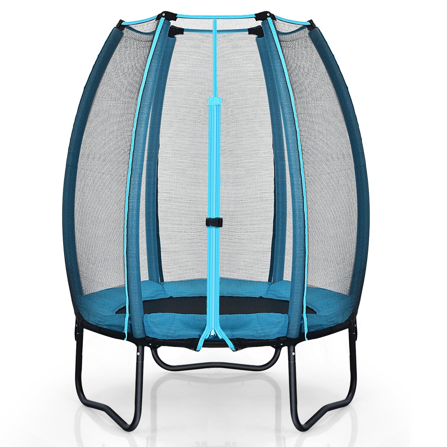 Infans 4ft Kids Trampoline Recreational Bounce Jumper W/Enclosure Net Outdoor Indoor
