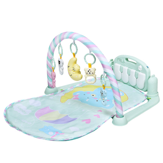 Infans Baby Gym Play Mat 3 in 1 Fitness Music and Lights Fun Piano Activity Center Toys