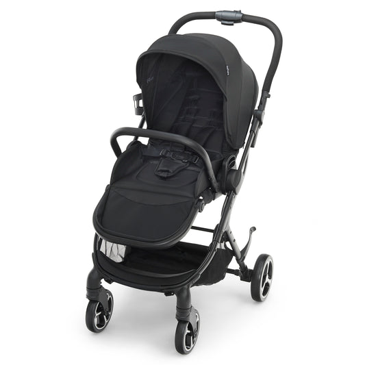 Infans High Landscape Foldable Baby Stroller w/ Reversible Seat Black