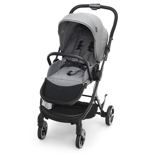 Infans High Landscape Foldable Baby Stroller w/ Reversible Seat Gray