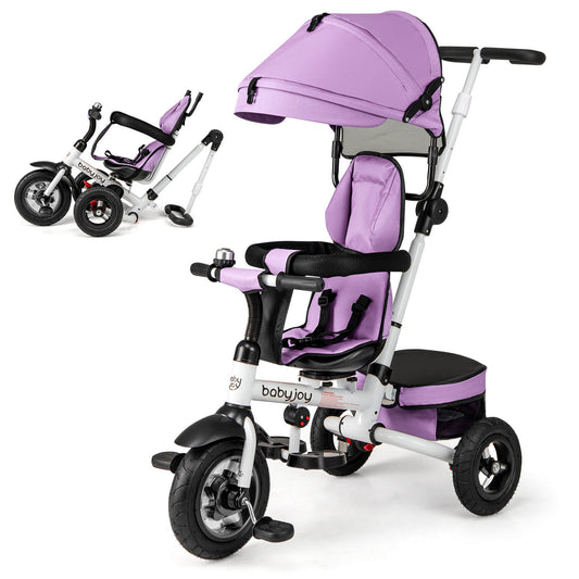 Infans 5-in-1 Folding Trike for Toddlers 1-5 Years Old withSafety Harness StoragePink