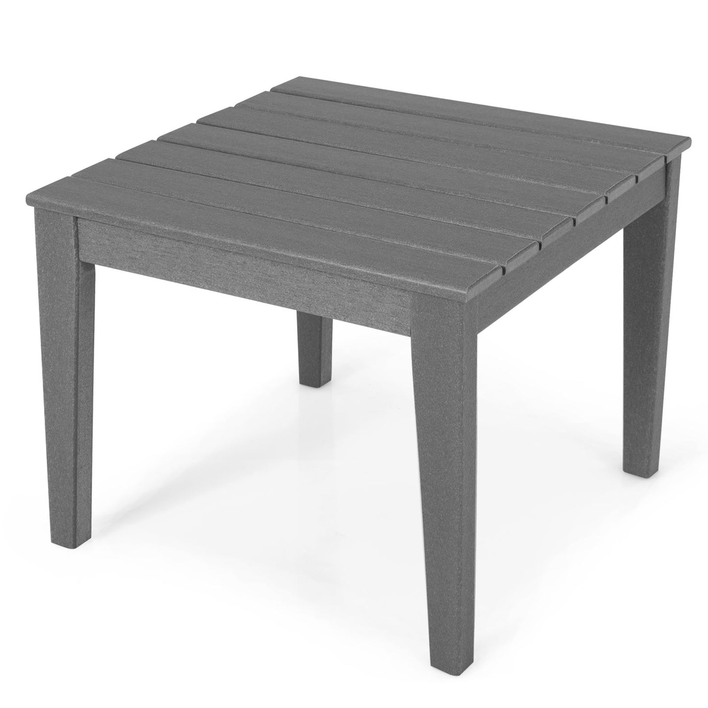 Infans Kids Square Table Indoor Outdoor Heavy-Duty All-Weather Activity Play TableGrey