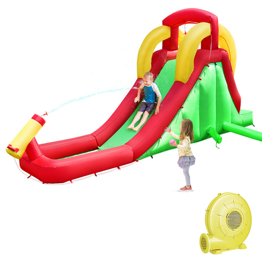 Infans Inflatable Water Slide Bounce House Bouncer Children Jumper with 350W Blower