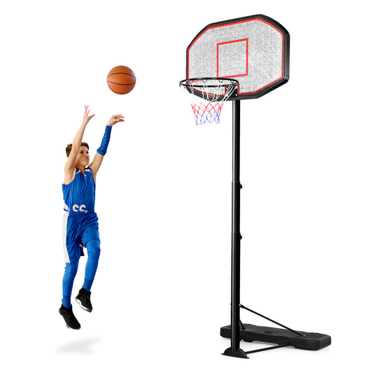 Infans 10FT 43inch Backboard In/Outdoor Adjustable Height Basketball Hoop Home School New