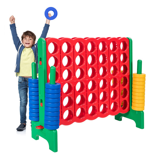 Infans Jumbo 4-to-Score 4 in A Row Giant Game Set Adults Kids Family Fun Indoor Outdoor