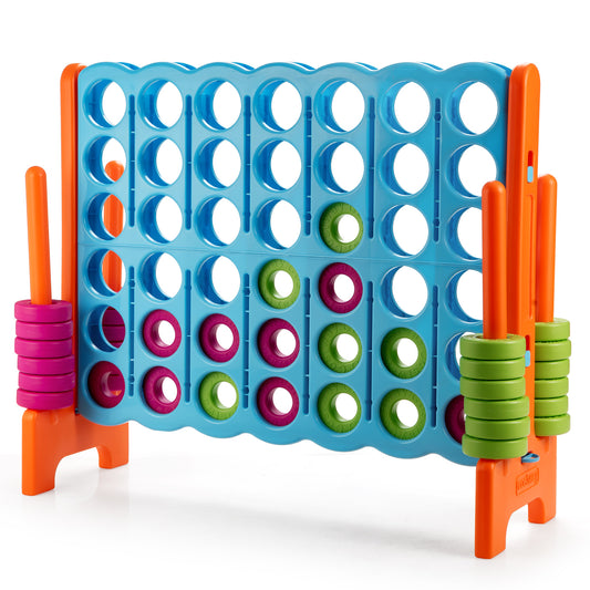 Infans Jumbo 4-to-Score 4 in A Row Giant Game Set Indoor Outdoor Kids Adults Family Fun