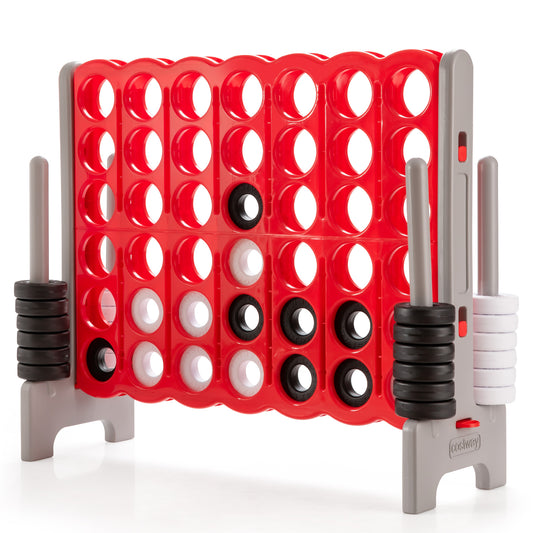 Infans Jumbo 4-to-Score 4 in A Row Game Set Outdoor Indoor Adults Kids Family Fun