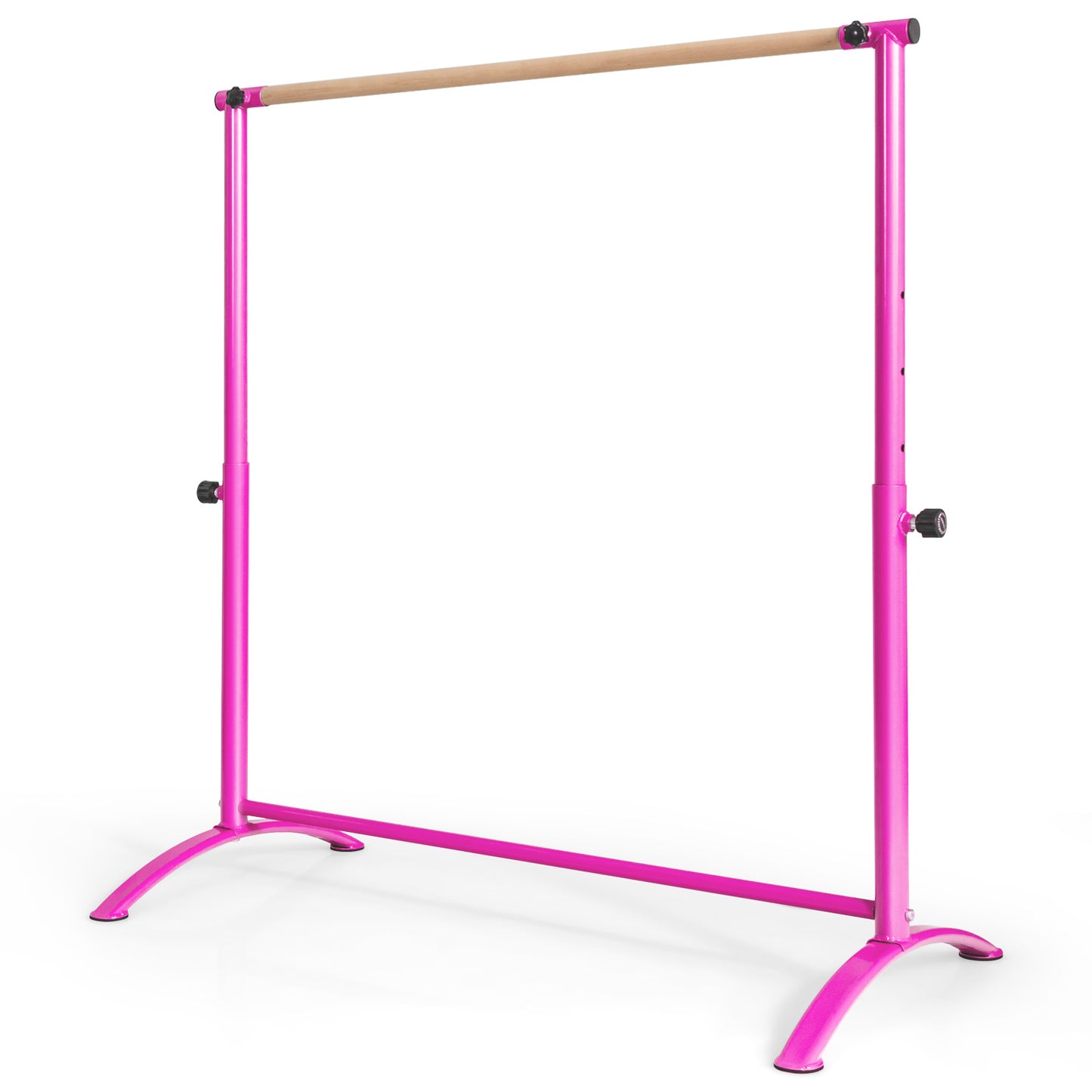 Infans 51inch Portable Freestanding Stretching Dancing Ballet Bar with 4 Adjustable HeightsPink