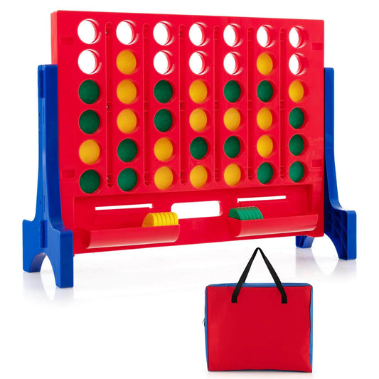 Infans Wall Mounted or Tabletop Giant 4 in a Row Jumbo 4-to-Score Connect Game Set