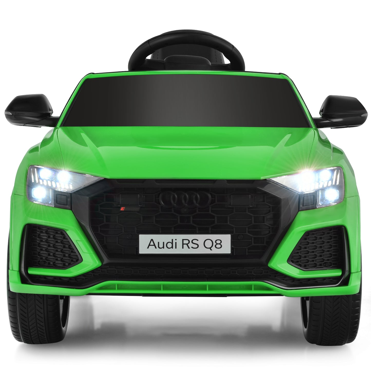 Infans Kids Ride On Car 12V Licensed Audi RS Q8 with Remote Control Lights Music Green