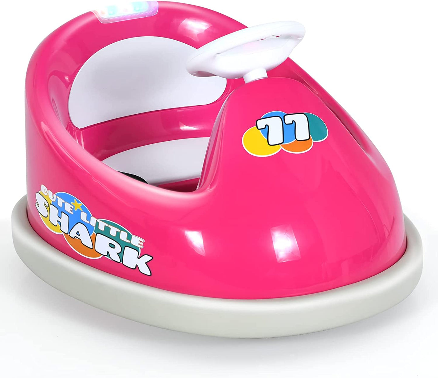 Infans Kids Ride On Car¡ê?6V Bumper Car Electric Vehicles with 2 Driving Modes Pink