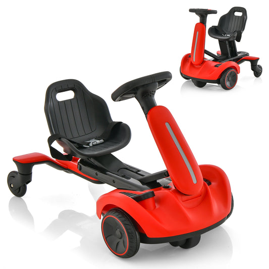 Infans 6V Kids Ride On Drift Car Electric Drifting Go Kart for Kids w/ 360?? Spin RedRed