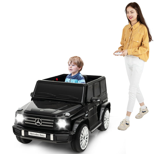 Infans Licensed Mercedes-Benz G500 Kids Ride-on Car 12V Battery Powered Ride-on TruckBlack