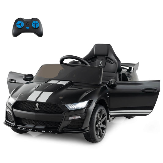 Infans 12V Licensed Ford Mustang Shelby GT500 Kids Ride on Car with Remote ControlBlack