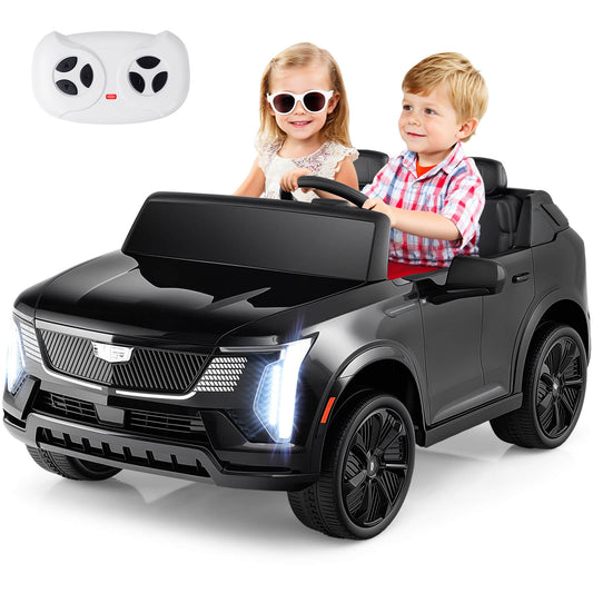 Infans 2 Seater Ride on Truck with Remote Control 3 Speeds LED Lights Horn Music StoryBlack