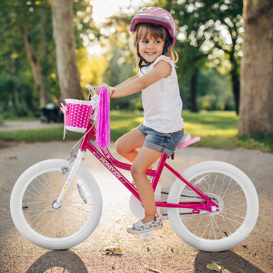 Infans Kids Bicycle 18 inch Toddler & Kids Bike w/Training Wheels for 6-8 Year Old Kids
