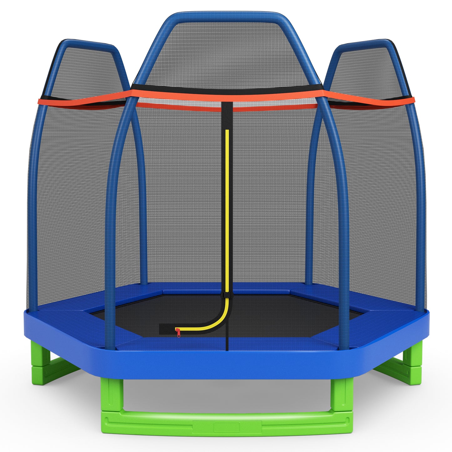 Infans 7FT Kids Trampoline Outdoor Indoor Recreational Bounce JumperBlue