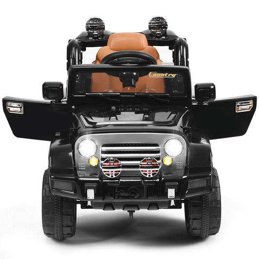Infans 12V MP3 Kids Ride On Truck Car RC Remote Control with LED Lights Music Toys New