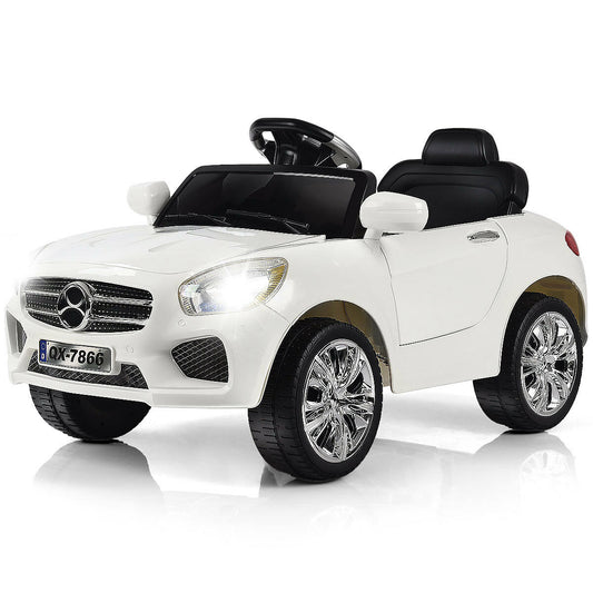 Infans 6V Kids Ride On Car RC Remote Control Battery Powered LED Lights Christmas Gift