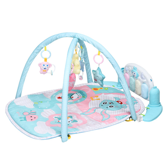 Infans Baby Play Gym Mat w/ Play Piano & Funny Toys for Newborn Infant Activity Playmat