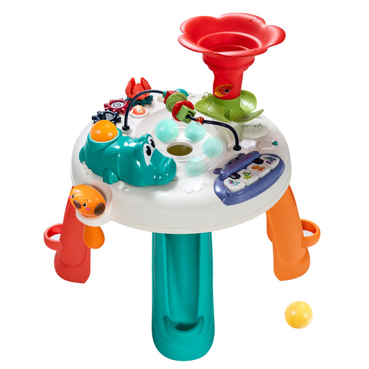 Infans Baby Toys Age 12+ Months Music Activity TableToddler Learn Table w/  Light&Songs
